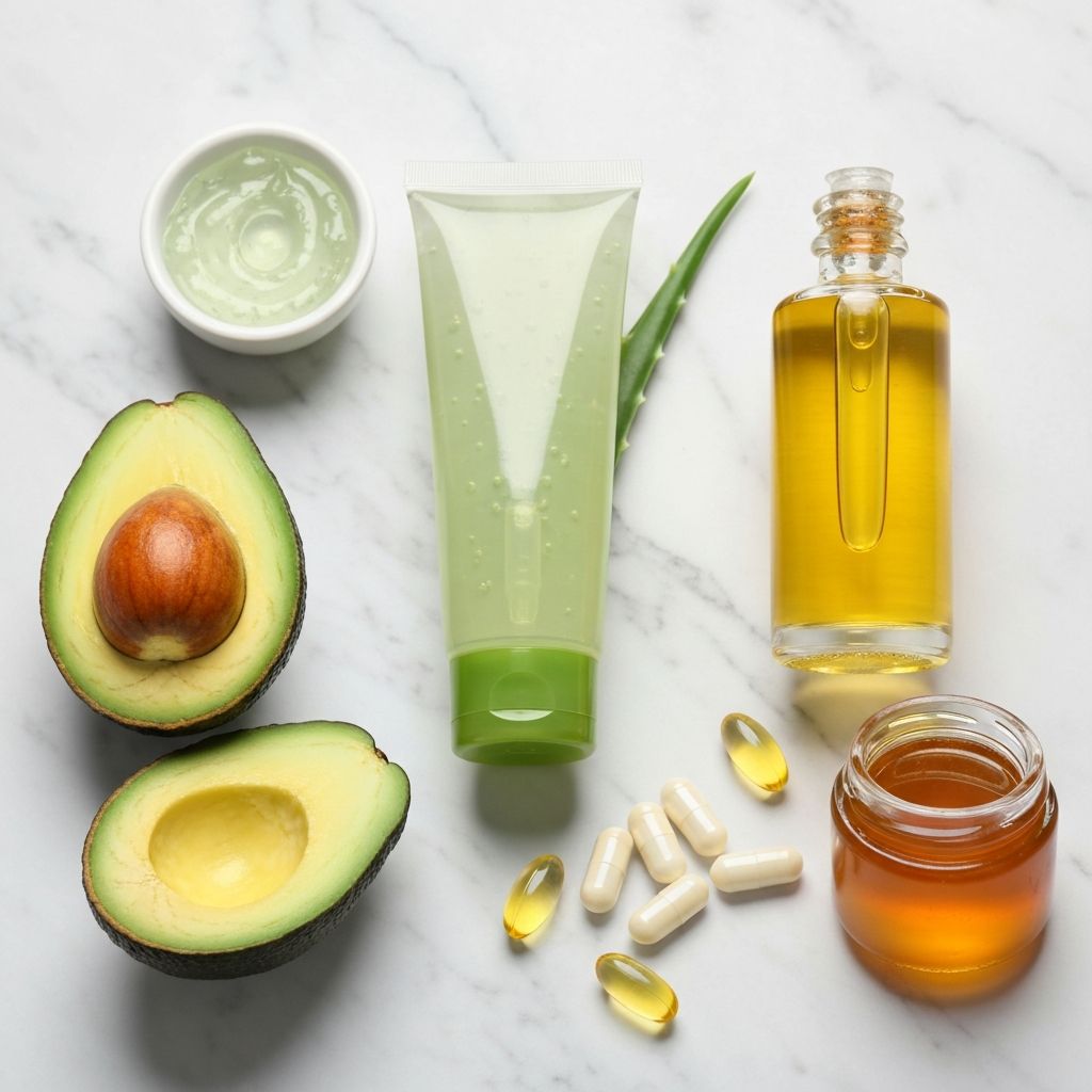 Natürliche Hautpflege-Inhaltsstoffe