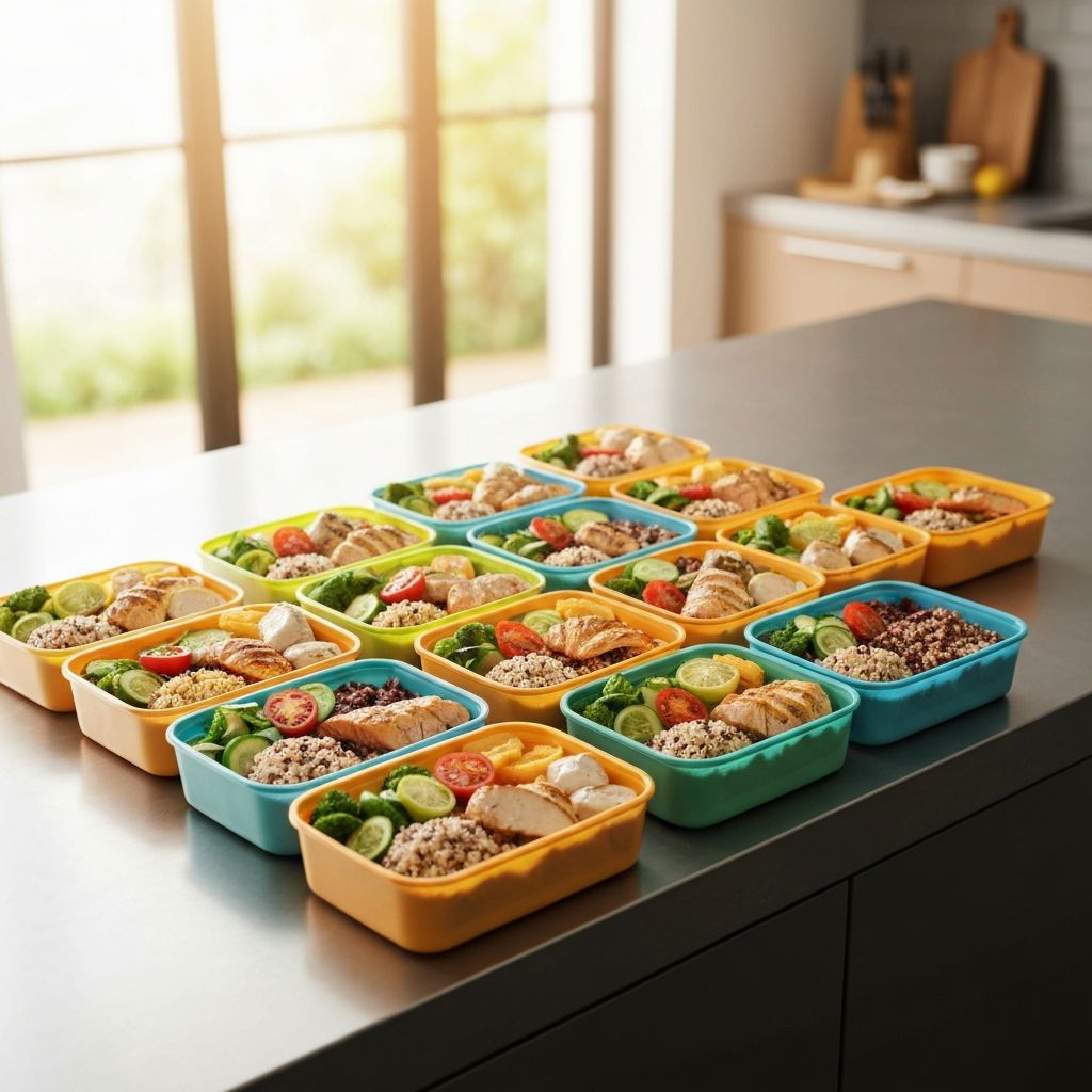 Mahlzeitenplanung und Ernährungsroutinen